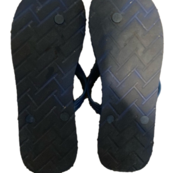 Aeropostale Men’s 1987 Blue Flip Flops Sandals - Picture 2 of 2